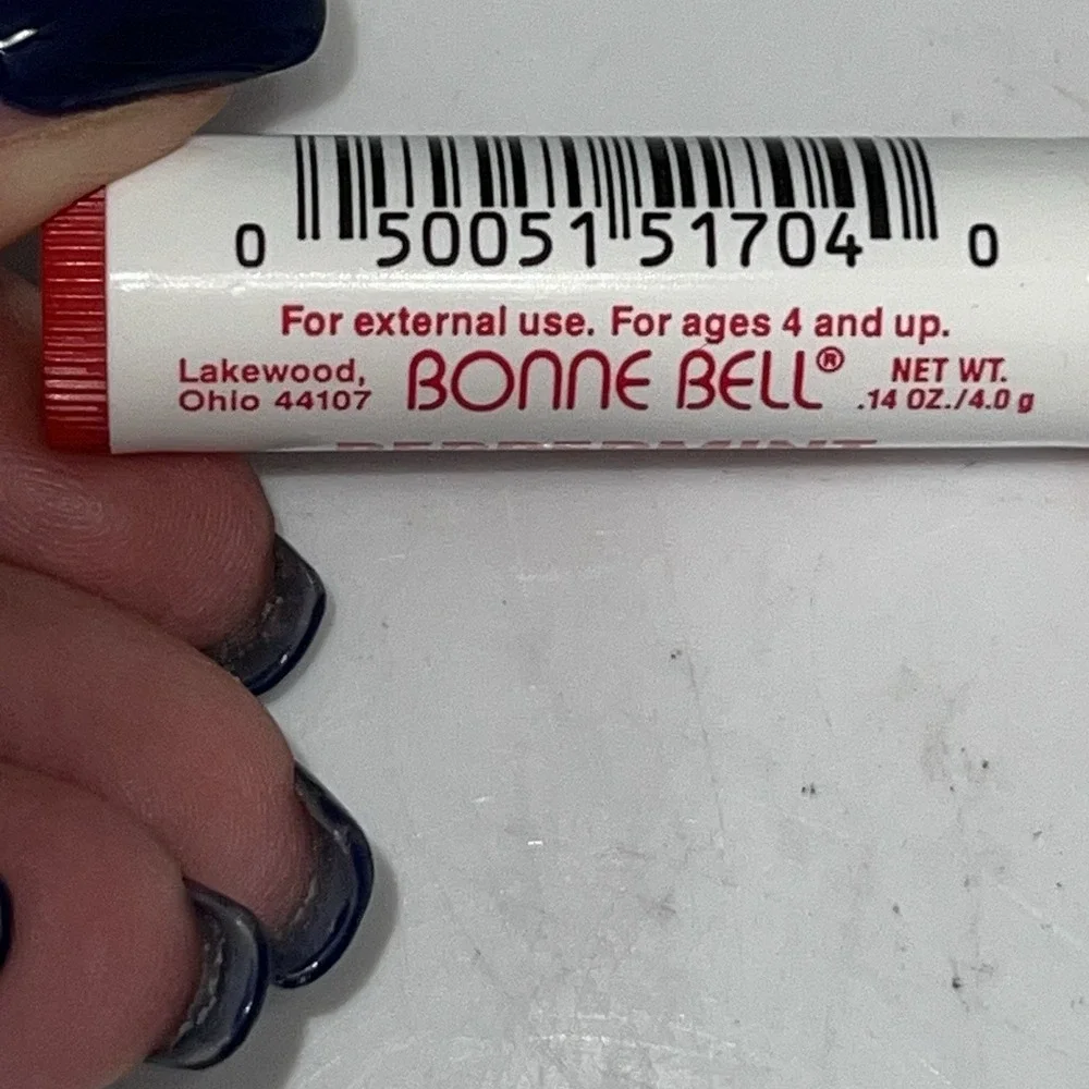 Vintage Bonne Bell Lip Smacker‎ Peppermint 80s/90s Retro Collectible NWOB
